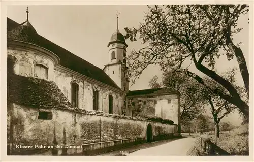AK / Ansichtskarte  Kloster_Fahr_Engstringen_ZH an der Limmat
