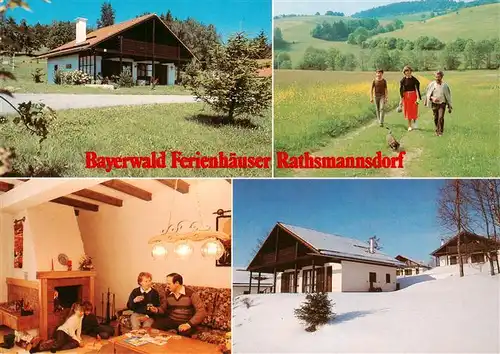 AK / Ansichtskarte  Rathsmannsdorf Bayerwald Ferienhaeuser Gaststube