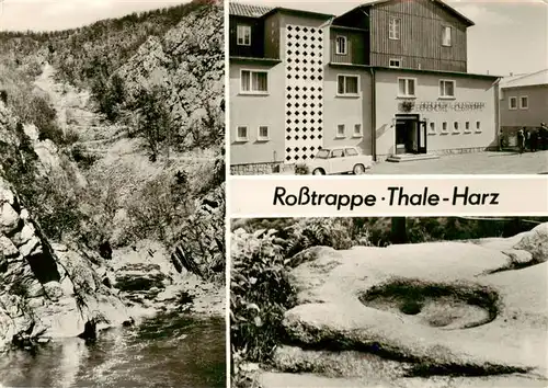 AK / Ansichtskarte  Thale_Harz Rosstrappe Schurre Berghotel Hufmal