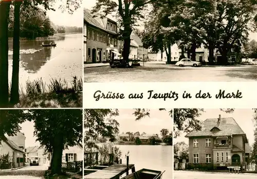 AK / Ansichtskarte  Teupitz Spreepartie Marktplatz Gasthaus Ortspartie