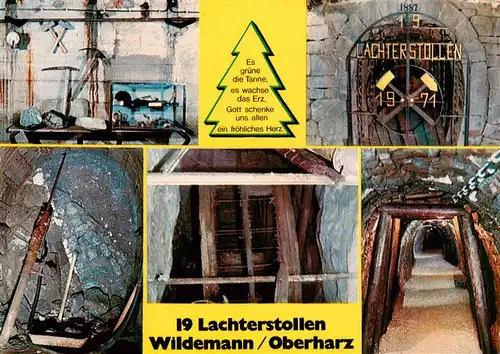 AK / Ansichtskarte 73921371 Wildemann_Harz Lachter Stollen Teilansichten