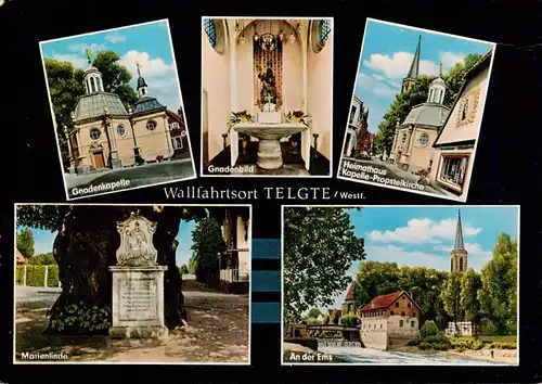AK / Ansichtskarte 73921372 Telgte_Warendorf Gnadenkapelle Gnadenbild Heimathaus Kapelle Propsteikirche Marienlinde An der Ems