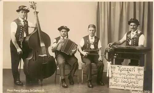 AK / Ansichtskarte  Trogen_AR Konzert der Original Appenzeller Streichmusik Edelweiss Trogen