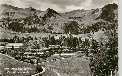 AK / Ansichtskarte  Stoos_SZ Hotel Kurhaus Blick auf Hauserstock