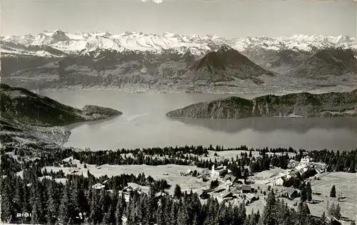 AK / Ansichtskarte  Rigi_Kaltbad Aussicht vom Rigi-Rotstock auf Kaltbad Vierwaldstaettersee und Alpen