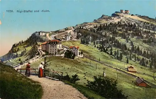 AK / Ansichtskarte  Rigi_Staffel und Rigi_Kulm