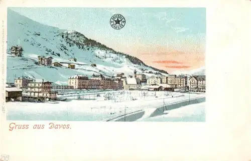 AK / Ansichtskarte  Davos-Platz_GR Ortspartie
