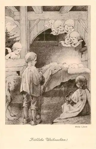 AK / Ansichtskarte  Ebnat-Kappel_SG Weihnachtsmotiv Kuenstlerkarte