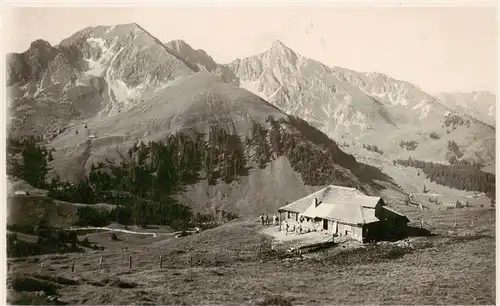 AK / Ansichtskarte  Selibuehl_1700m_BE Naturfreundehaus Panorama