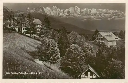 AK / Ansichtskarte  Oberdiessbach_BE Hotel Pension Falkenfluh Panorama