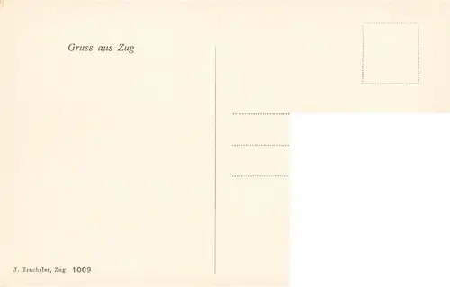 AK / Ansichtskarte  Zug__ZG Partie am Zugersee Segelboot