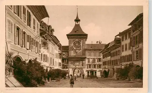 AK / Ansichtskarte  Murten_Morat_FR Stadttor