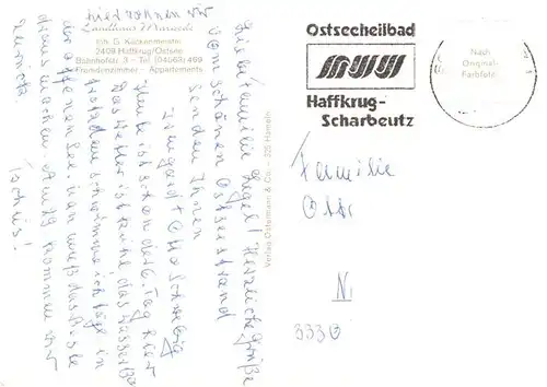 AK / Ansichtskarte  Haffkrug_Scharbeutz_Ostseebad Landhaus Marwede