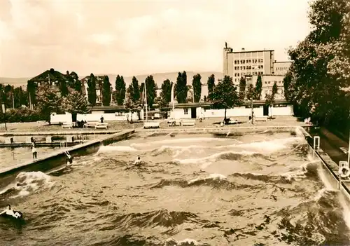 AK / Ansichtskarte 73921601 Rudolstadt Wellenbad des VEB Kunstfaserwerk Wilhelm Pieck Schwarza