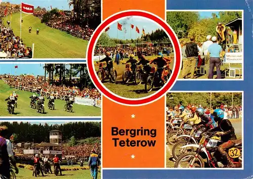 AK / Ansichtskarte 73921618 Teterow Internat Teterower Bergringrennen Teilansichten