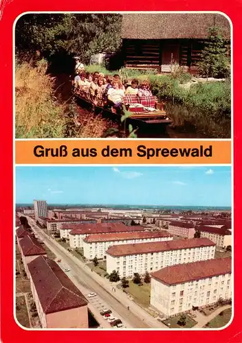AK / Ansichtskarte  Luebbenau_Spreewald Ortsansicht Spreewaldpartie