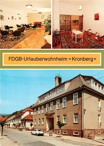 AK / Ansichtskarte 73921657 Neustadt_Harz FDGB Urlauberwohnheim Klubraum Kinderspielzimmer Aussenansicht