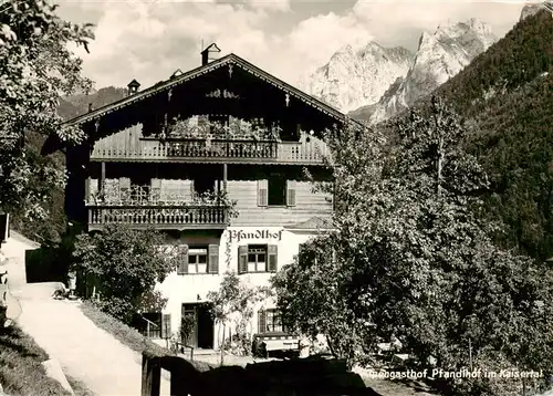 AK / Ansichtskarte  Kufstein_Tirol_AT Alpengasthof Pfandlhof im Kaisertal