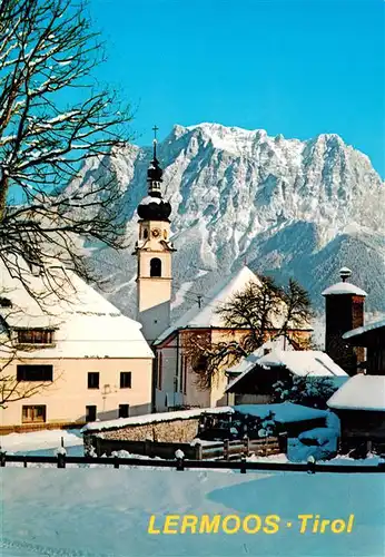 AK / Ansichtskarte  Lermoos_Tirol_AT Ortspartie mit Kirche