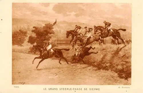 AK / Ansichtskarte  Dieppe_76_Seine-Maritime Le Grand Steeple Chase de Dieppe