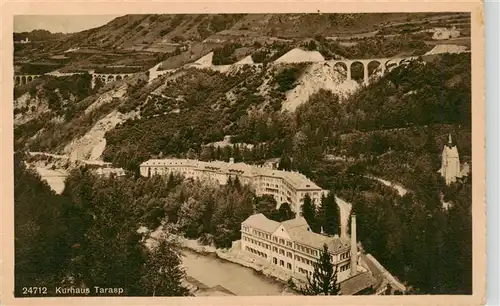 AK / Ansichtskarte  Tarasp Kurhaus Tarasp Fliegeraufnahme