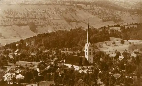 AK / Ansichtskarte  Kerns_OW Panorama Kirche