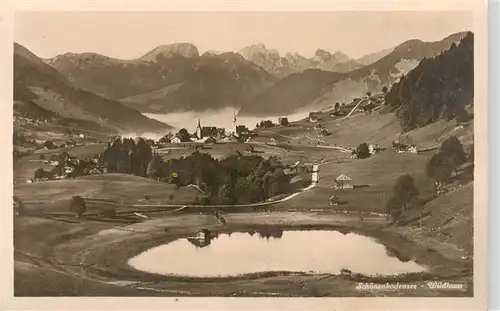 AK / Ansichtskarte  Wildhaus_Schoenenboden mit Schoenenbodensee