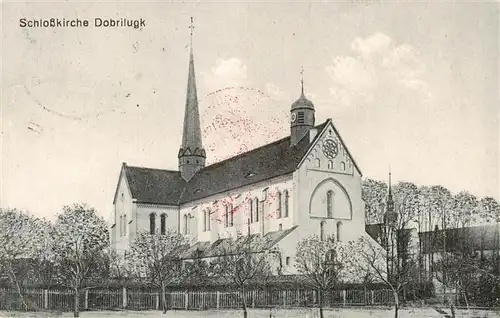 AK / Ansichtskarte 73921727 Dobrilugk-Kirchhain_Brandenburg Schlosskirche Feldpost