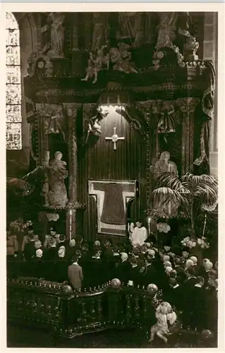 AK / Ansichtskarte  Trier Ausstellung des hl Rocks im Dom zu Trier 1933