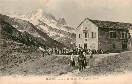 AK / Ansichtskarte  Col_de_Balme_2204m_VS et l'Aiguille Verte