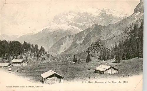 AK / Ansichtskarte  Barmaz_Champery_VS et la Dent du Midi