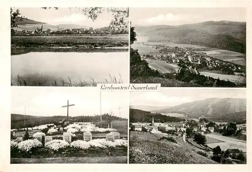 AK / Ansichtskarte  Lenhausen Teilansichten Gedenkstaette Panorama