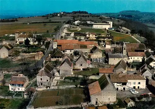AK / Ansichtskarte  Taize_71_Saone-et-Loire Village avec eglise romane et leglise de la Reconciliation Vue aerienne