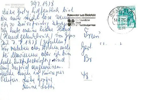 AK / Ansichtskarte  Sennestadt_Bielefeld Am Stadtring