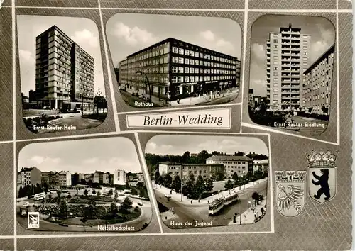 AK / Ansichtskarte  Wedding_Berlin Ernst Reuter Heim Rathaus Ernst Reuter Siedlung Nettelbeckplatz Haus der Jugend