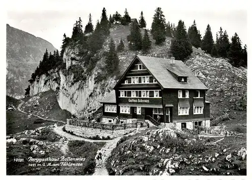 AK / Ansichtskarte  Bollenwies_1471m_Berggasthaus_Faehlensee_IR Berggasthaus Bollenwies