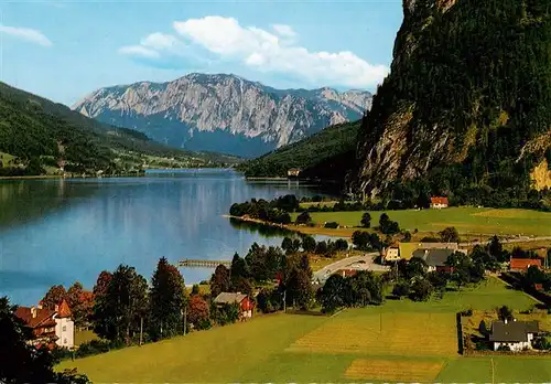 AK / Ansichtskarte  Scharfling am Mondsee mit Hoellengebirge