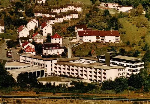 AK / Ansichtskarte  Wildbad_Schwarzwald Rehazentrum Johannes Straubinger Haus Fliegeraufnahme