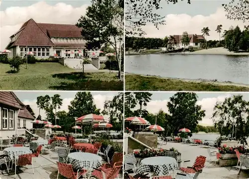 AK / Ansichtskarte  Stuckenborstel Rasthaus Grundbergsee Terrasse