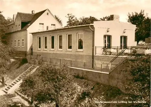 AK / Ansichtskarte  Weissenfels_Saale HO Terrassen Cafe Leissling