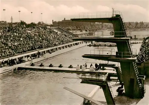 AK / Ansichtskarte 73922017 Leipzig Schwimmstadion Sportforum