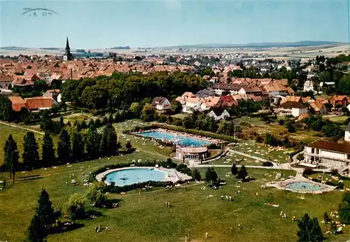 AK / Ansichtskarte  Bad_Muender Fliegeraufnahme Solebad