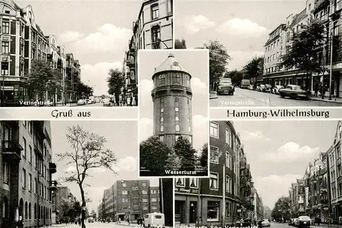 AK / Ansichtskarte  Wilhelmsburg__Hamburg Veringstrasse Wasserturm Faehrstrasse