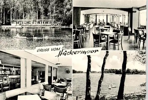 AK / Ansichtskarte 73922074 Spenge Hueckermoor Strandrestaurant am See