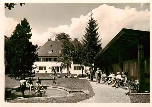 AK / Ansichtskarte  Fuessen_Allgaeu Kneippkurhaus im Kurpark Pension Otto Johne