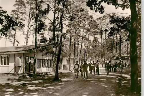 AK / Ansichtskarte  Markgrafenheide_Rostock Waldgaststaette auf dem Zeltplatz