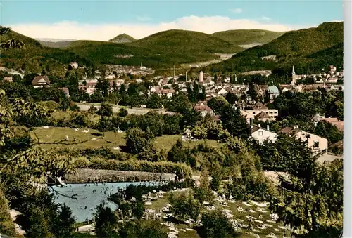 AK / Ansichtskarte  Lahr_Baden Gesamtansicht mit Schwimmbad