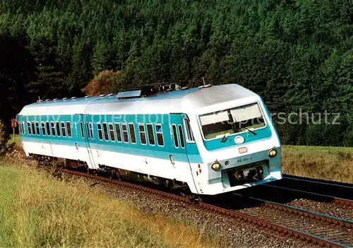 AK / Ansichtskarte  Eisenbahn_Railway_Chemin_de_Fer Deutsche Bundesbahn DB Dieselelektrischer Triebwagen Pendolino VT 610