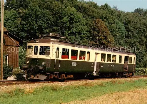 AK / Ansichtskarte  Eisenbahn_Railway_Chemin_de_Fer Emmental Bugdorf Thun Bahn Elektrischer Triebwagen BDe 4/4 I 245