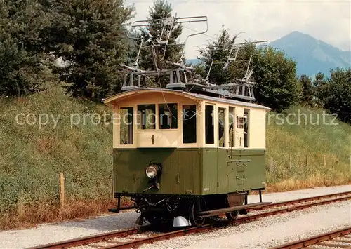 AK / Ansichtskarte  Eisenbahn_Railway_Chemin_de_Fer Stansstad Engelberg Bahn StEB Meterspurige Zahnradlokomotive HGe 2/2 1